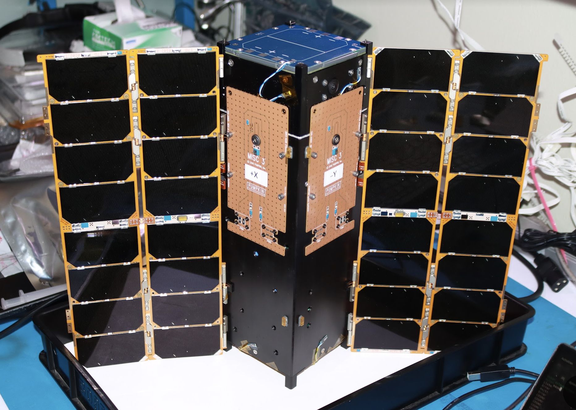 DORA CubeSat with deployable panels